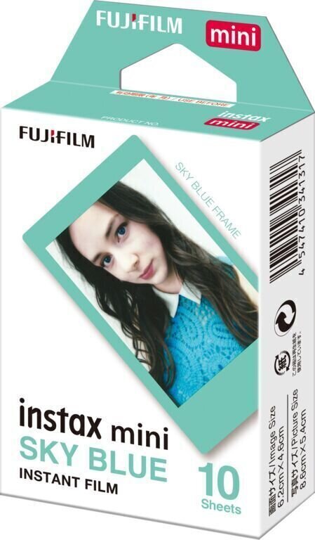 Papel fotográfico Fujifilm Instax Mini Blue Frame Papel fotográfico