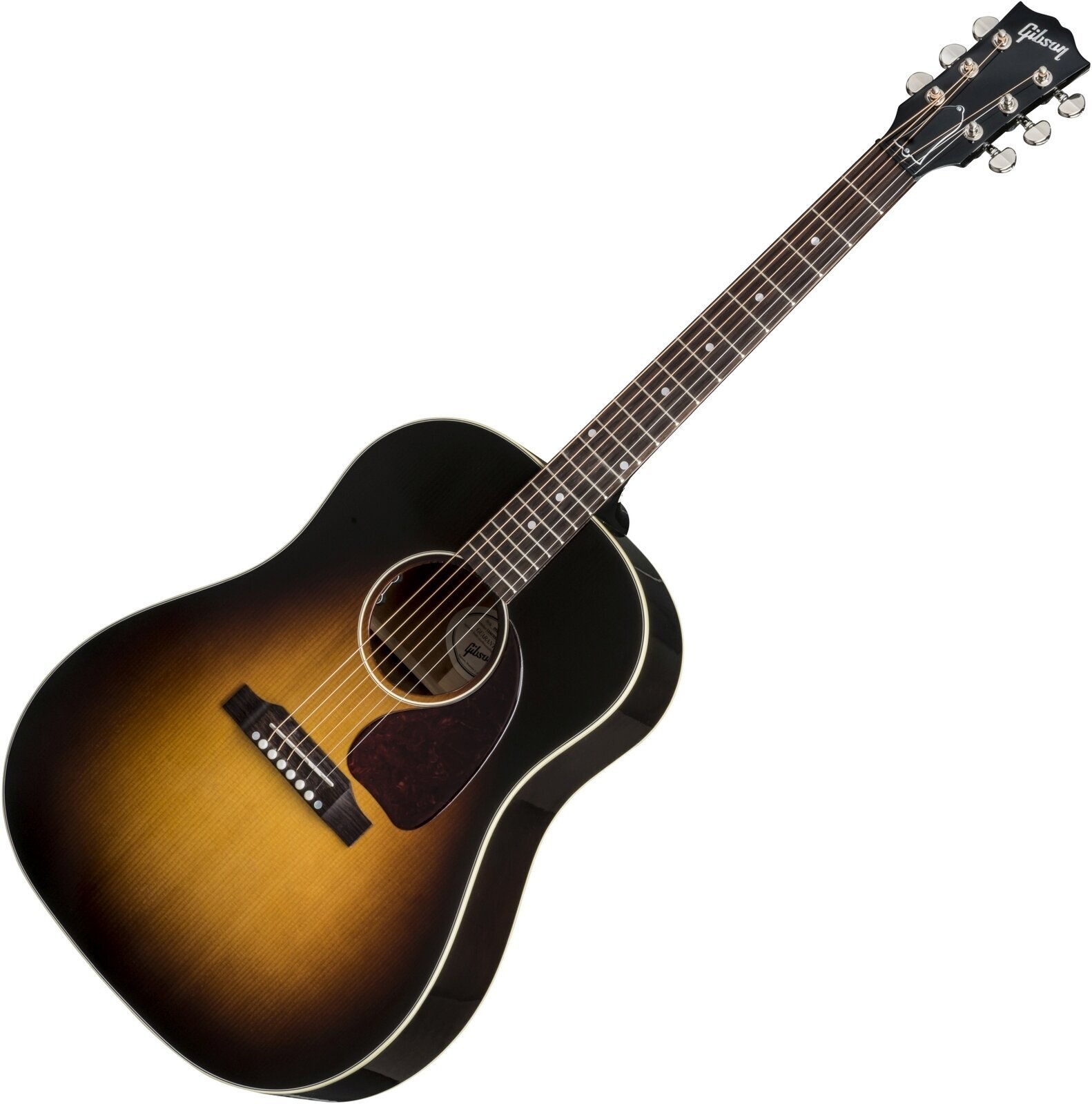 elektroakustisk gitarr Gibson J-45 Standard 2019 Vintage Sunburst elektroakustisk gitarr (Skadad)