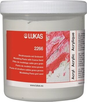 Médio Lukas 722660500 Pasta de Modelação Coarse Sand 500 ml 1 un. - 1