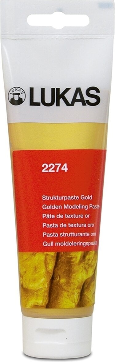 Pasta za strukturiranje Lukas Acrylic Medium Pasta za strukturiranje 125 ml Gold