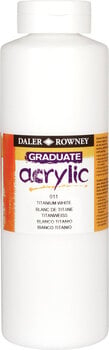 Peinture acrylique Daler Rowney Graduate Peinture acrylique Titanium White 1000 ml 1 pc - 1