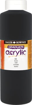 Culoare acrilică Daler Rowney Graduate Vopsea acrilică Black 1000 ml 1 buc - 1