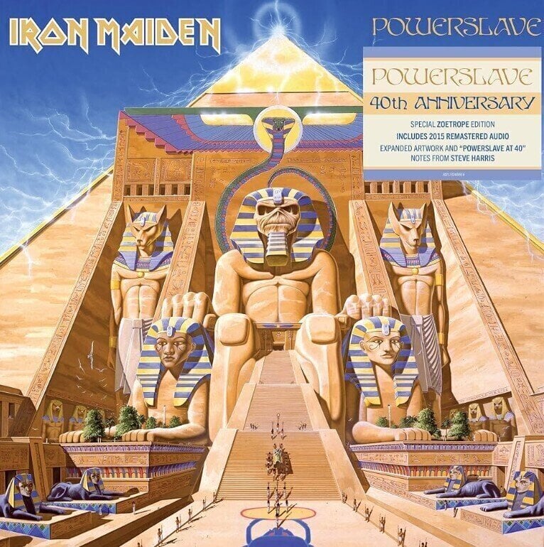 Δίσκος LP Iron Maiden - Powerslave (40th Anniversary) (Limited Edition) (Zoetrope) (LP)