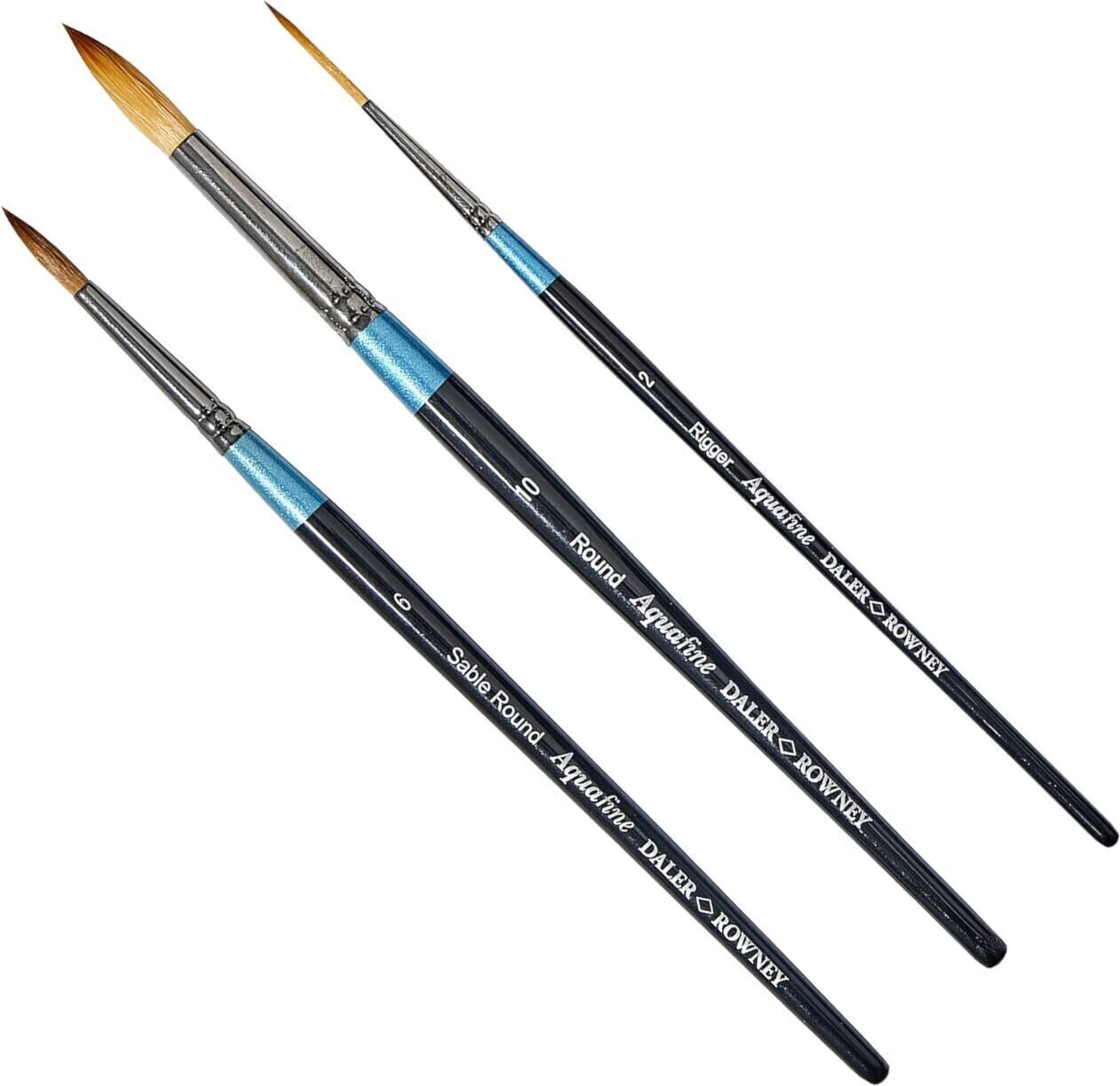 Paint Brush Daler Rowney Aquafine Set of Brushes 3 pcs