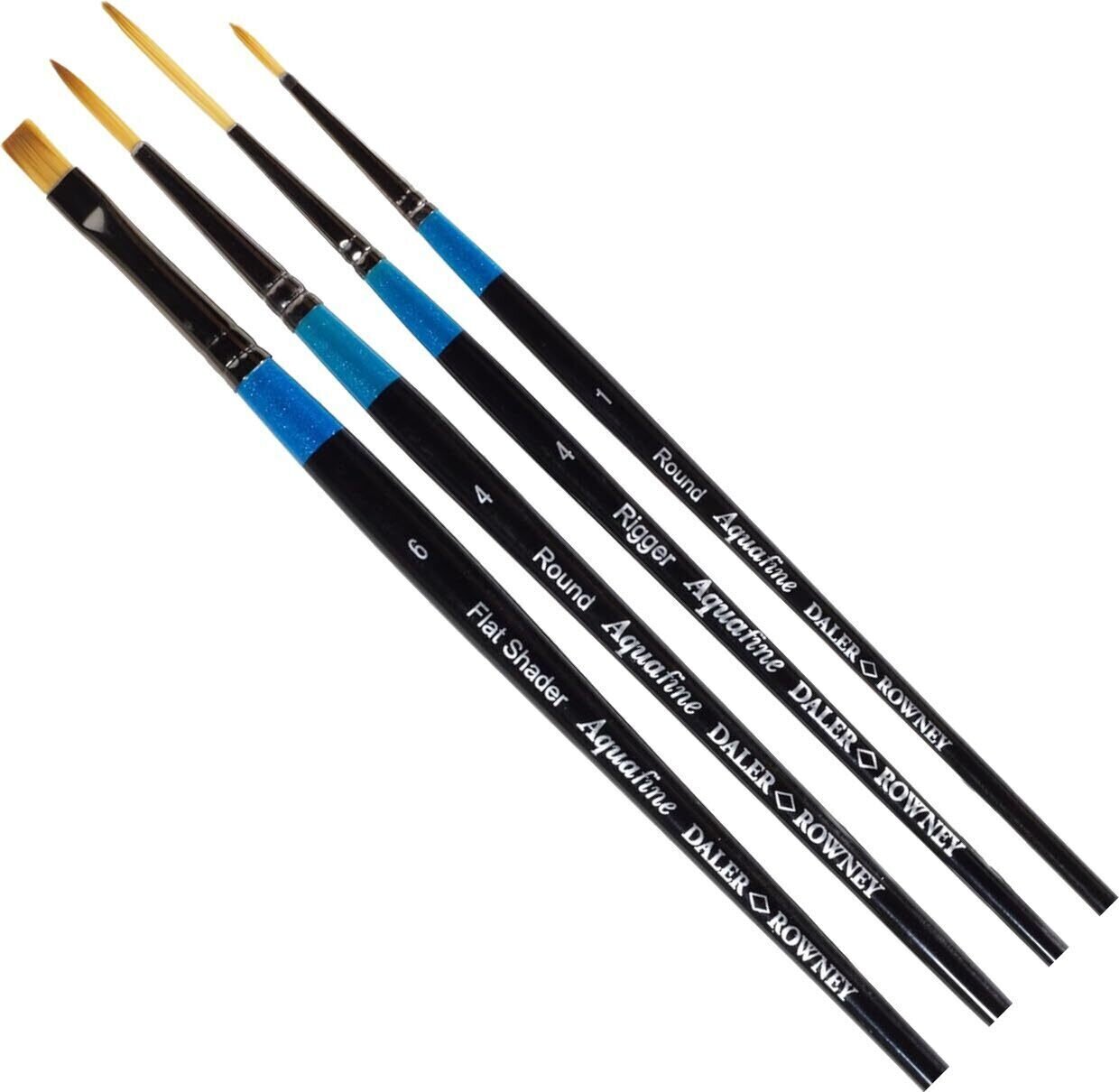 Pensula pictura Daler Rowney Aquafine Set pensule 4 buc