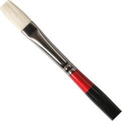 Pensel Daler Rowney Georgian Oil Brush Natural Hog Bristle Long Handle Long Flat 6