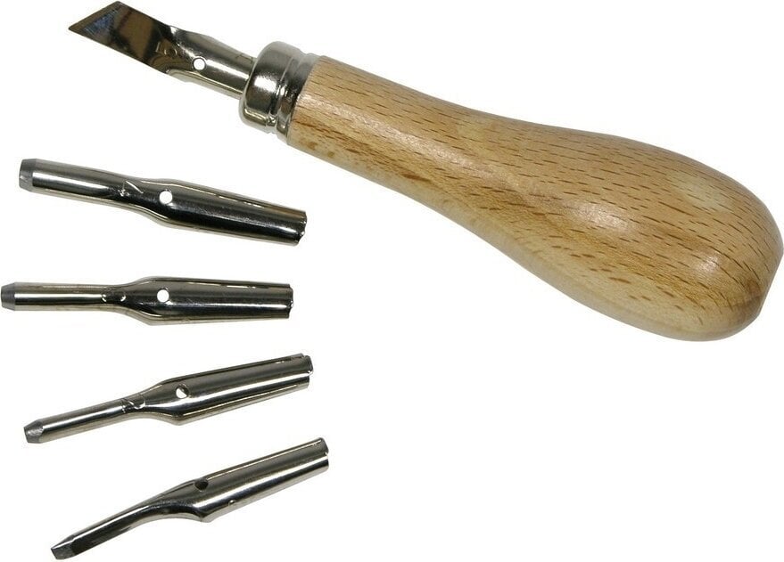 Carving Tool For Linocut Abig 120100 Set of Lino Cutters 5 pcs