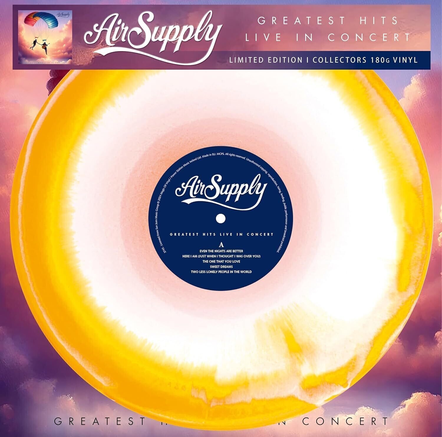 Vinyl Record Air Supply - Greatest hits (Swirl Coloured) (Limited Edition) (180 g) (LP)