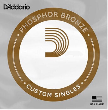 Coardă individuală pentru chitară D'Addario PB022 Phosphor Bronze Coardă individuală pentru chitară - 1