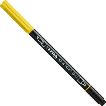 Feutre à point Lyra Double Tip Aqua Duo Stylo marqueur Chrome Yellow Light 1 pc - 1