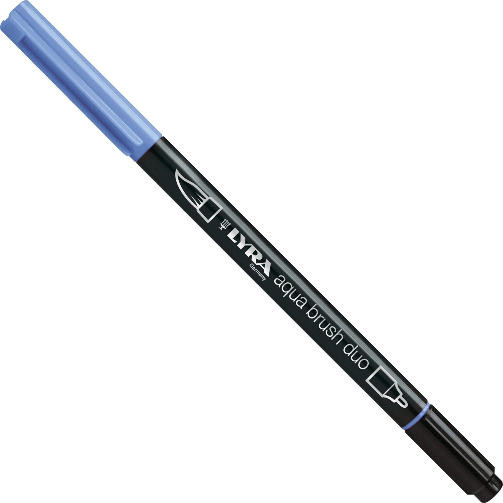 Viltstift Lyra Double Tip Aqua Duo Markeerstift Smalt Blue 1 stuk