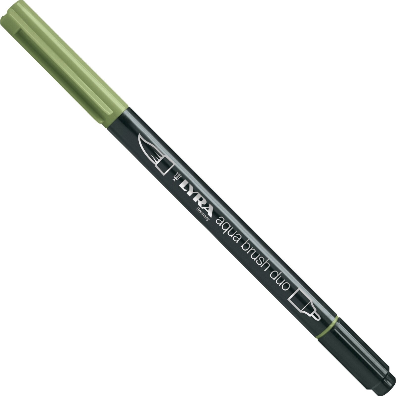 Feutre à point Lyra Double Tip Aqua Duo Stylo marqueur Chrome Green 1 pc