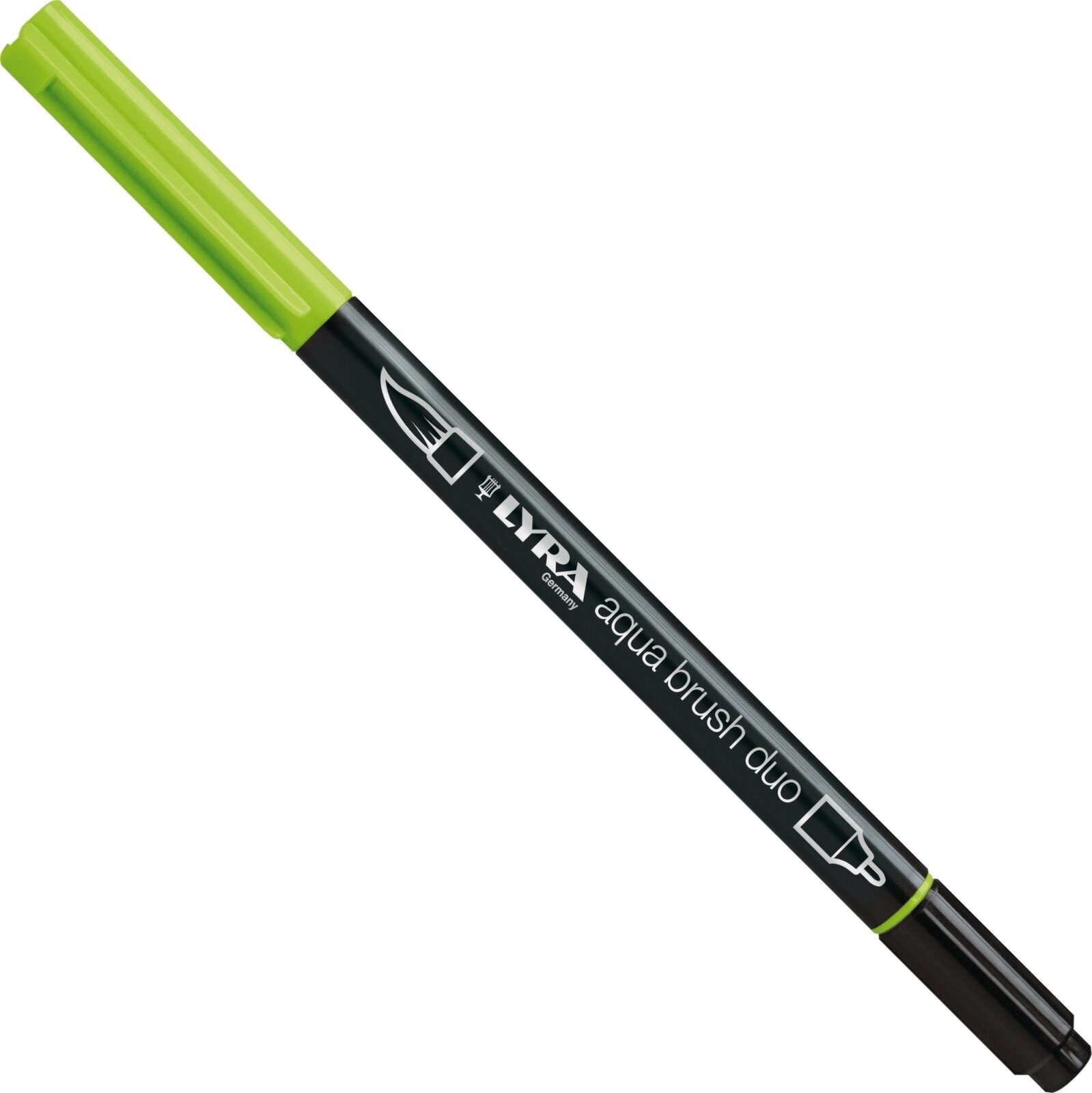 Felt-Tip Pen Lyra Double Tip Aqua Duo Marker Light Green 1 pc