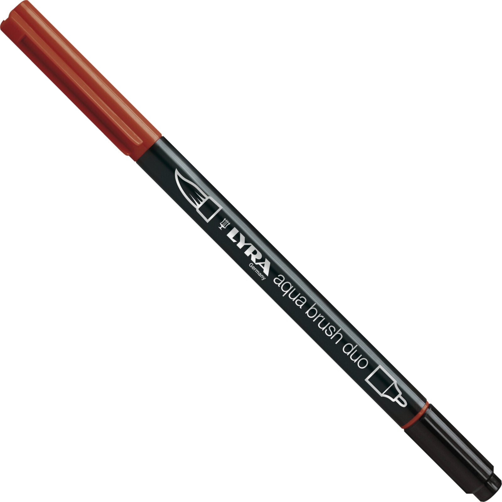 Flomaster Lyra Double Tip Aqua Duo Marker olovka Indian Red 1 kom