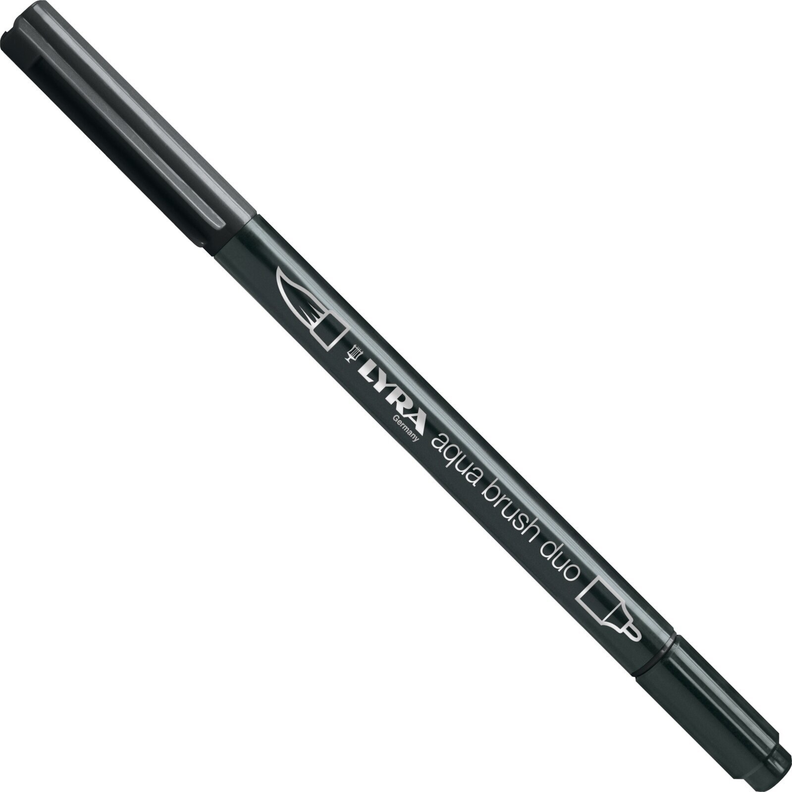 Viltstift Lyra Double Tip Aqua Duo Markeerstift Black 1 stuk