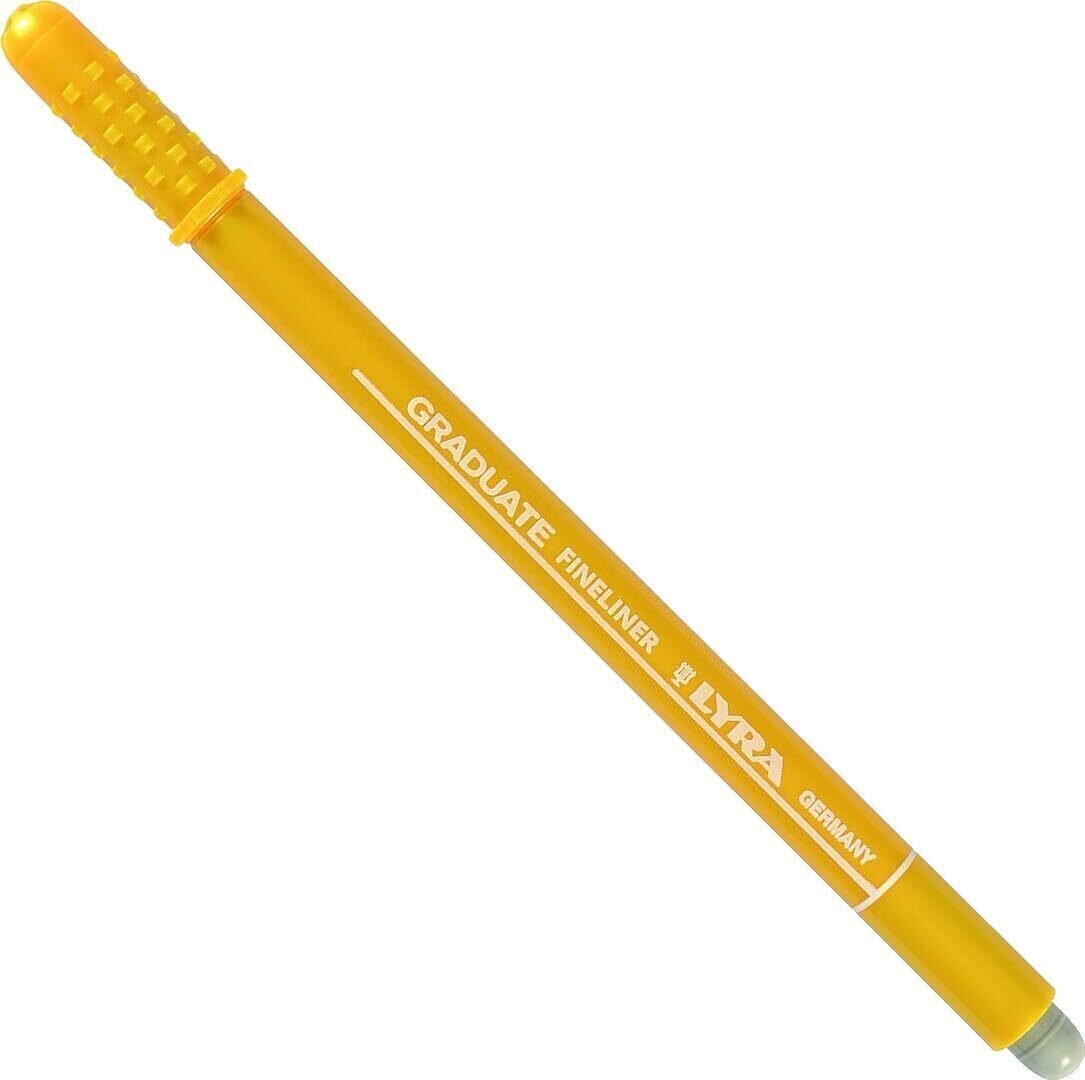 Felt-Tip Pen Lyra Graduate Marker Orange Yellow 1 pc