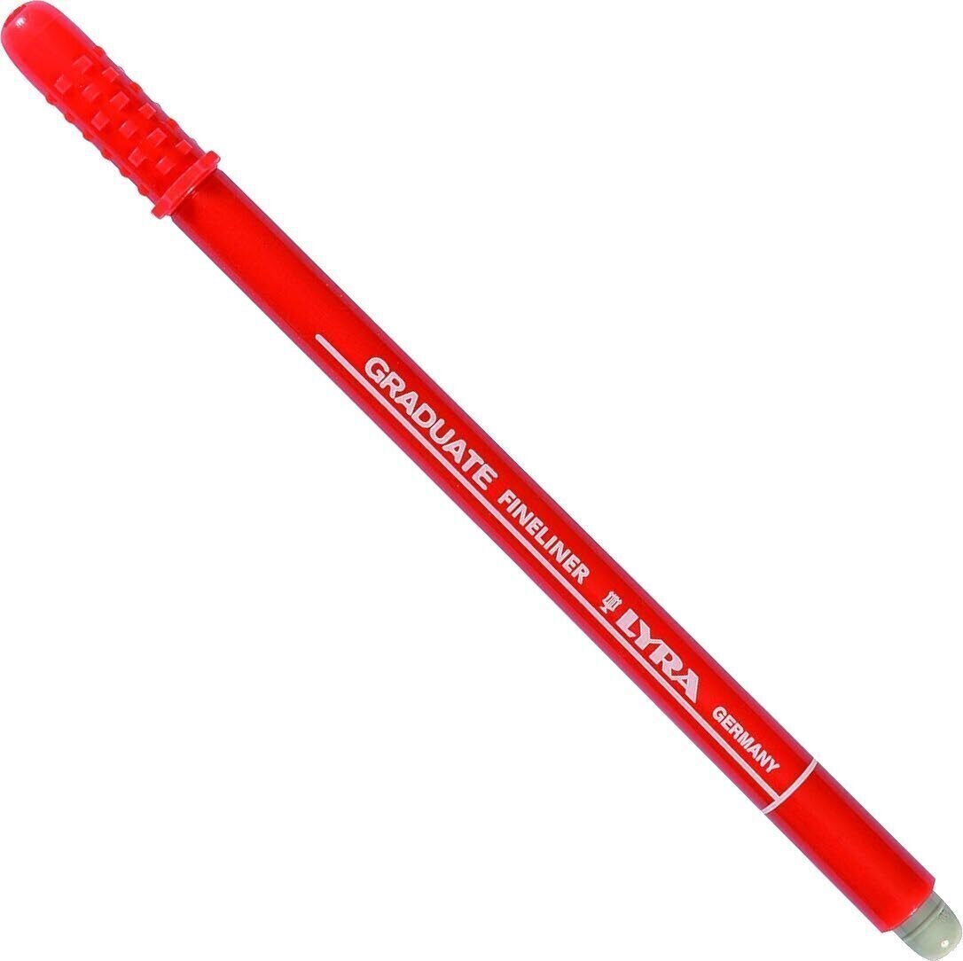 Felt-Tip Pen Lyra Graduate Marker Scarlet Lake 1 pc