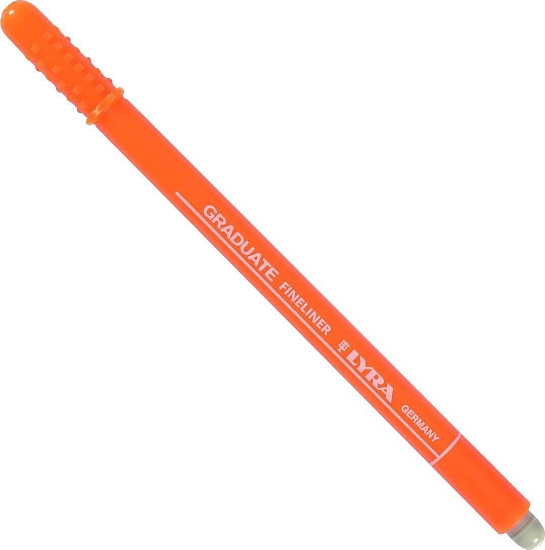 Felt-Tip Pen Lyra Graduate Marker Luminous Orange 1 pc