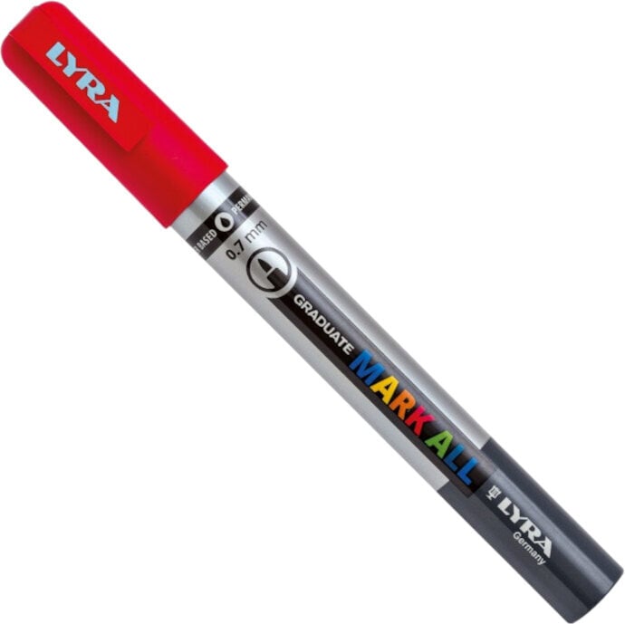 Fixka Lyra Graduate Mark Permanent Fixka 0,7 mm Red 1 ks