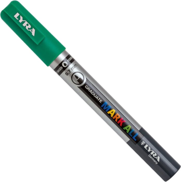 Felt-Tip Pen Lyra Graduate Mark Permanent Marker 0,7 mm Emerald Green 1 pc