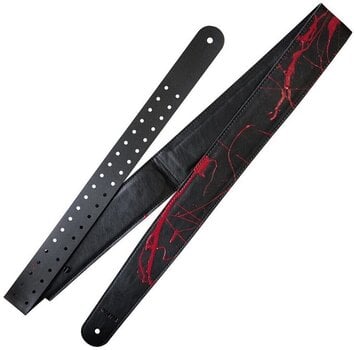 Каишка за китара Richter Gary Holt Signature Каишка за китара Black & Red - 1