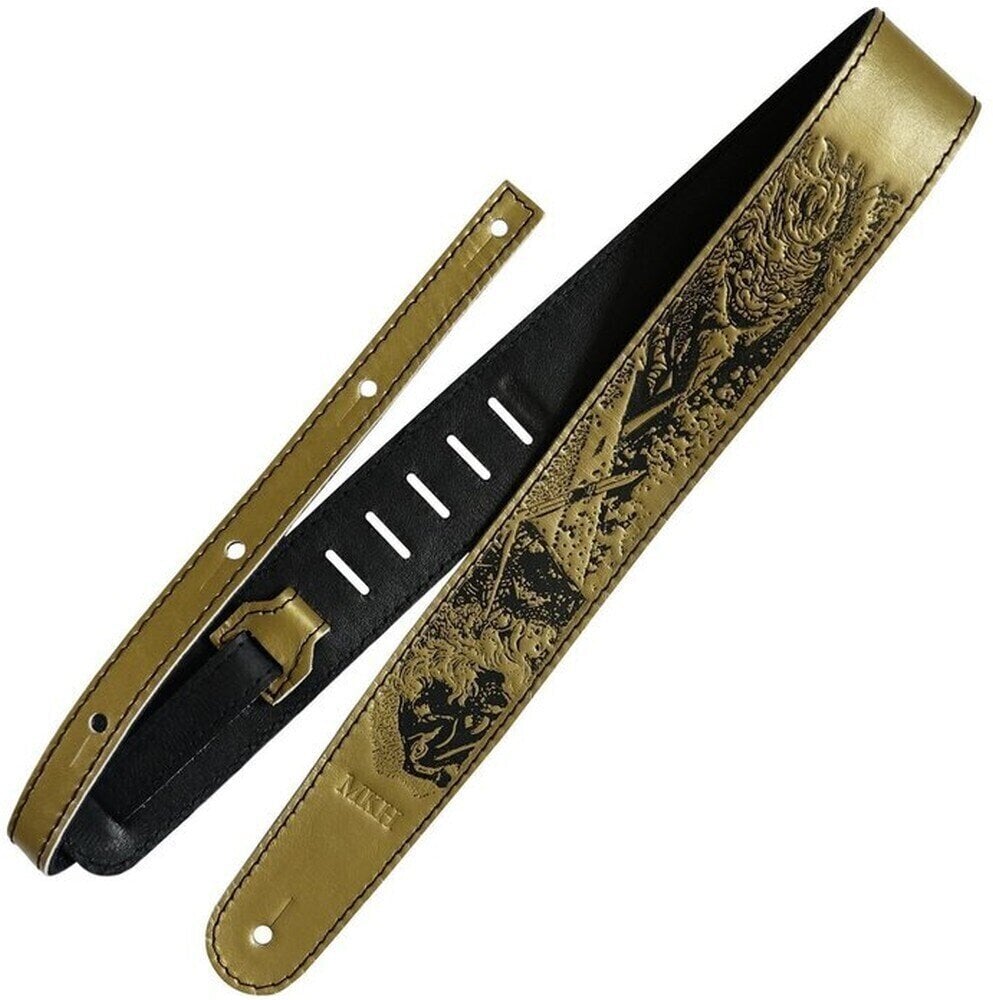 Courroie de guitare Richter Matt Heafy Signature Ibaraki Courroie de guitare Ibaraki Gold / Black