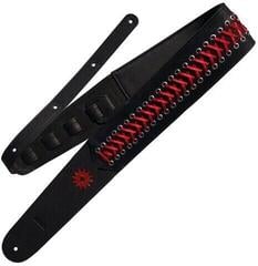 Guitar strap Richter Paul Landers Signature Corset Laced Red Guitar strap
