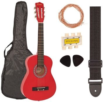 3/4 klasická gitara pre dieťa Encore ENC34ROFT Red 3/4 klasická gitara pre dieťa - 1