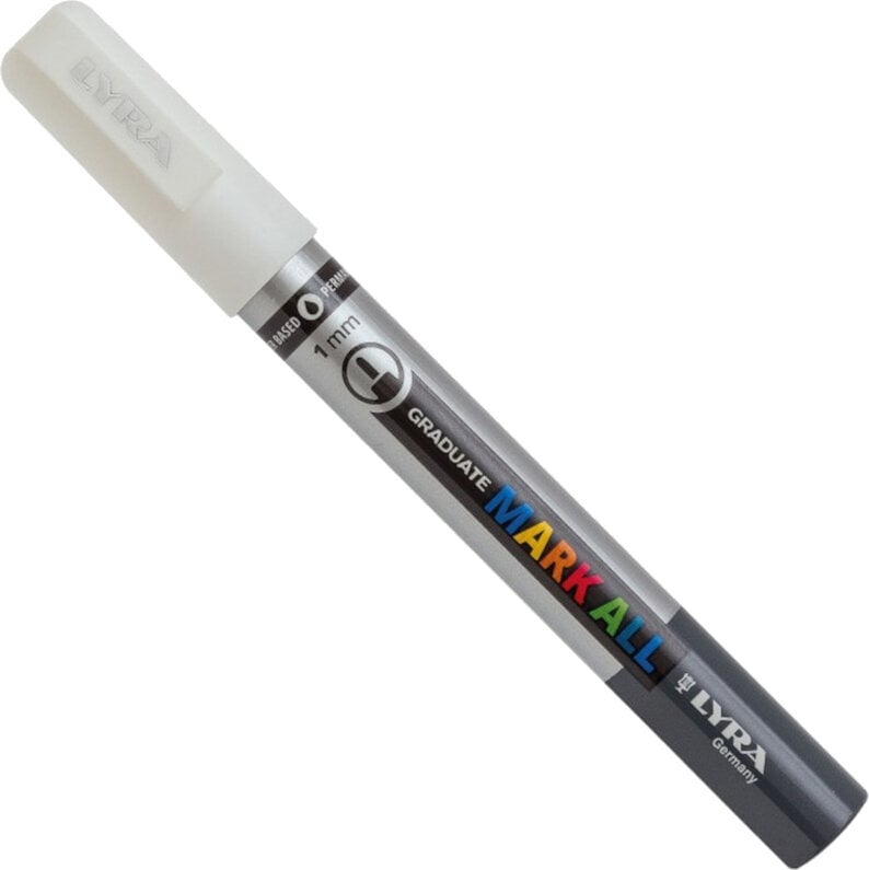 Viltstift Lyra Graduate Mark Permanent Markeerstift 1 mm White 1 stuk