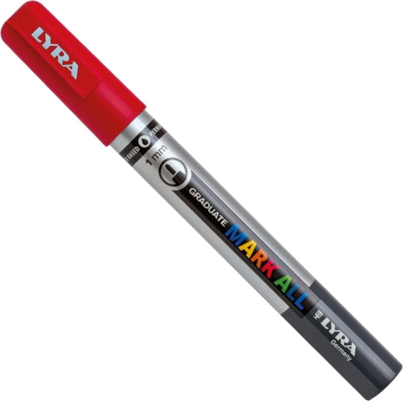 Felt-Tip Pen Lyra Graduate Mark Permanent Marker 1 mm Red 1 pc