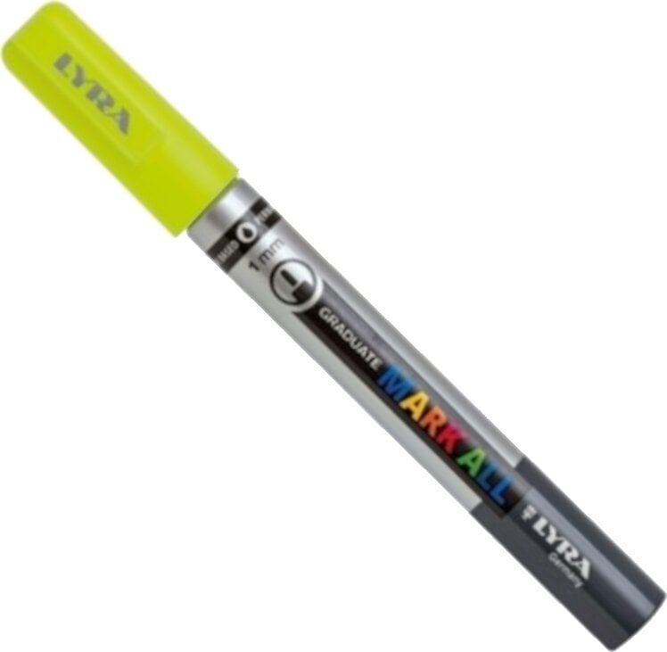 Filtspetspenna Lyra Graduate Mark Permanent Markeringspenna 1 mm Neon Yellow 1 st