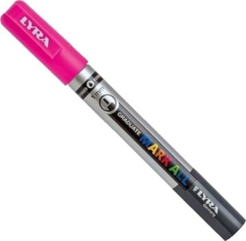 Caneta de feltro Lyra Graduate Mark Permanent Caneta marcador 1 mm Neon Pink 1 un. - 1