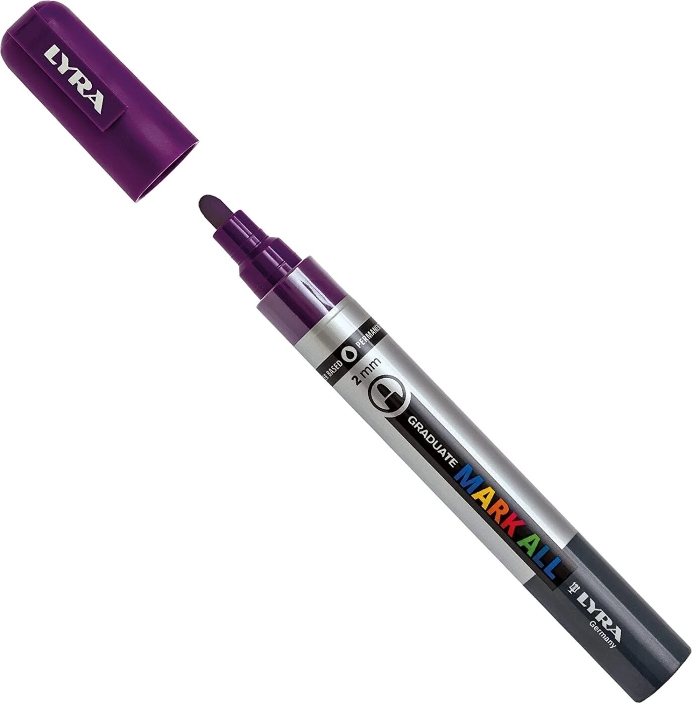 Feutre à point Lyra Graduate Mark Permanent Stylo marqueur 2 mm Violet 1 pc