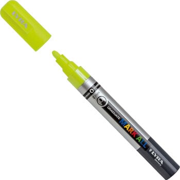 Huopakynä Lyra Graduate Mark Permanent Merkkikynä 2 mm Neon Yellow 1 kpl - 1