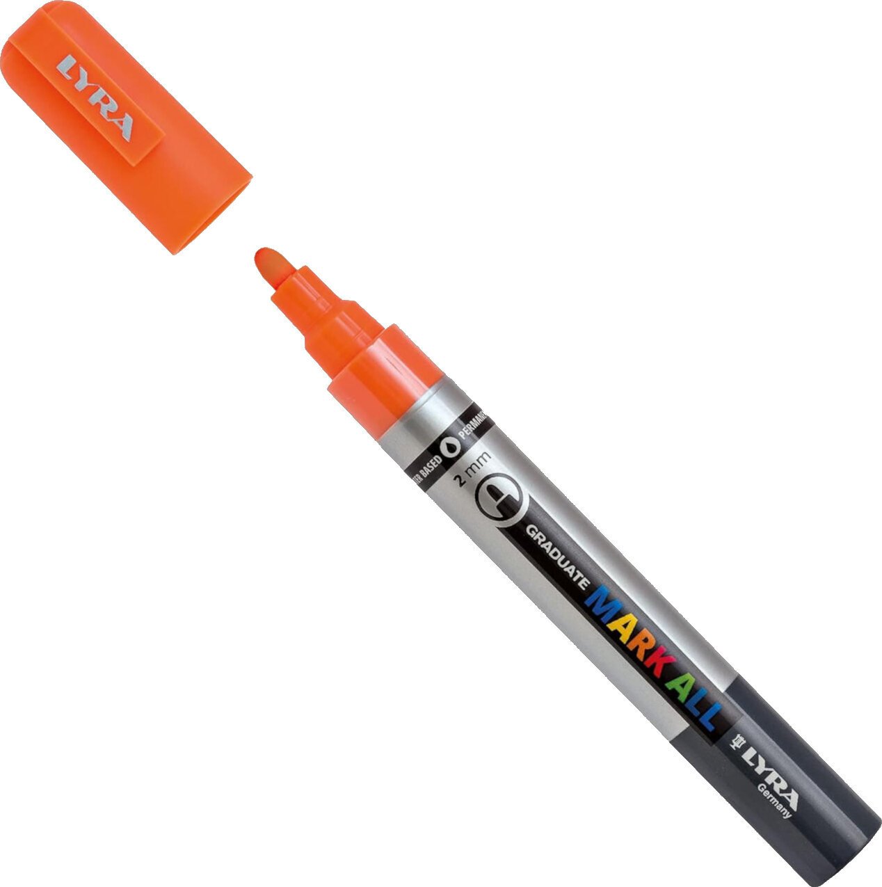 Fixka Lyra Graduate Mark Permanent Fixka 2 mm Neon Orange 1 ks