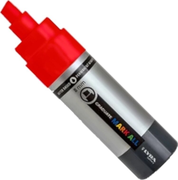 Pisak   Lyra Graduate Mark Permanent Marker 8 mm Red 1 szt