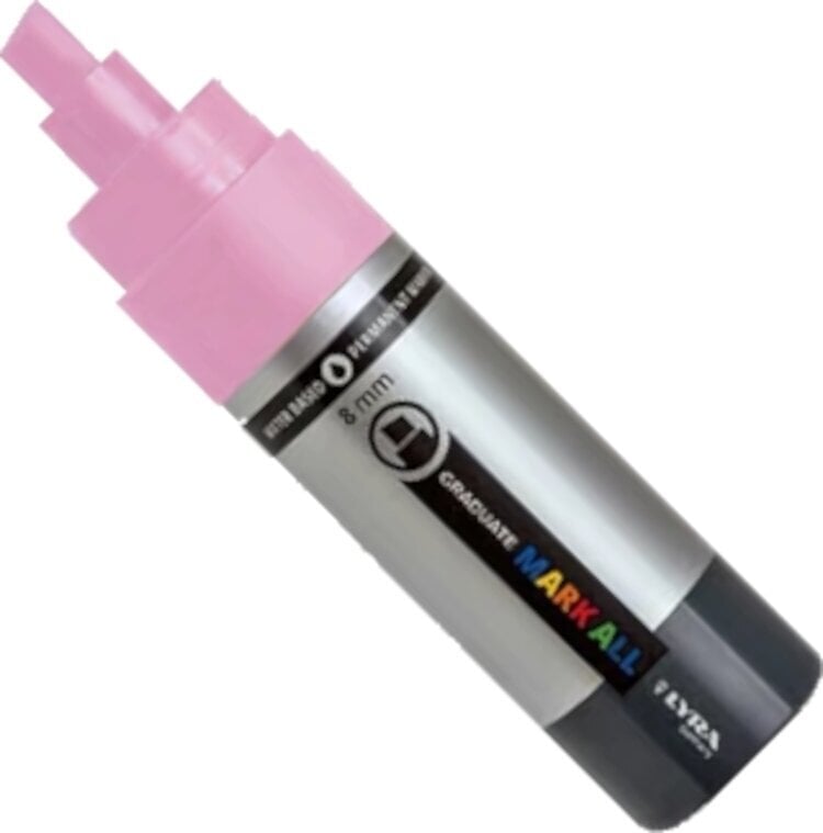 Flomaster Lyra Graduate Mark Permanent Marker olovka 8 mm Pink 1 kom