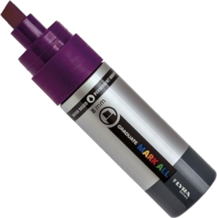 Pixur cu pâslă Lyra Graduate Mark Permanent Marcator 8 mm Violet 1 buc