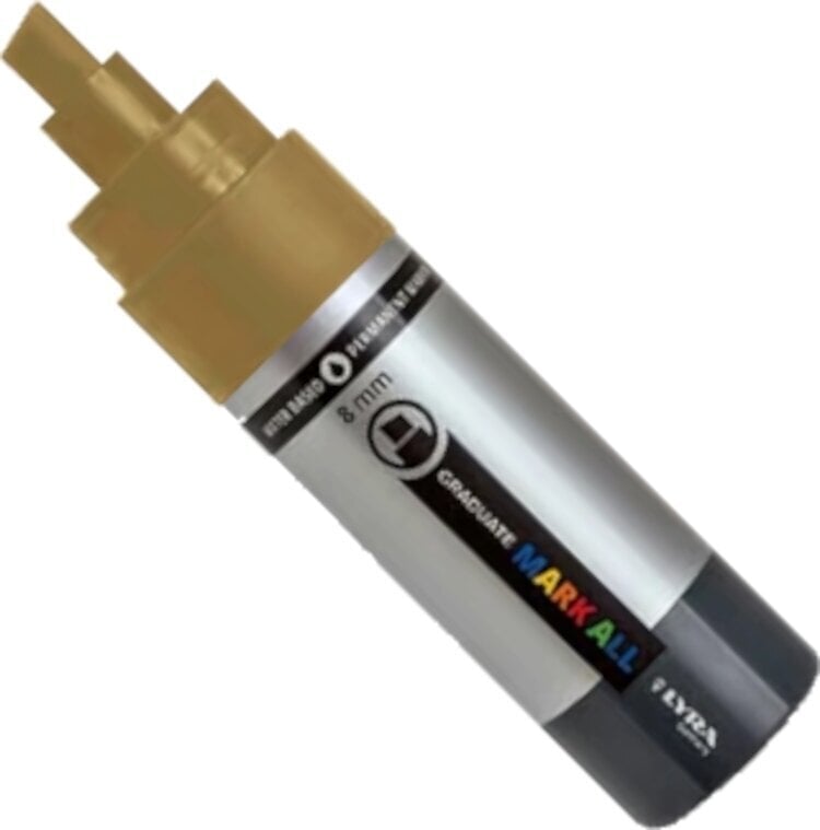 Pisak   Lyra Graduate Mark Permanent Marker 8 mm Gold 1 szt