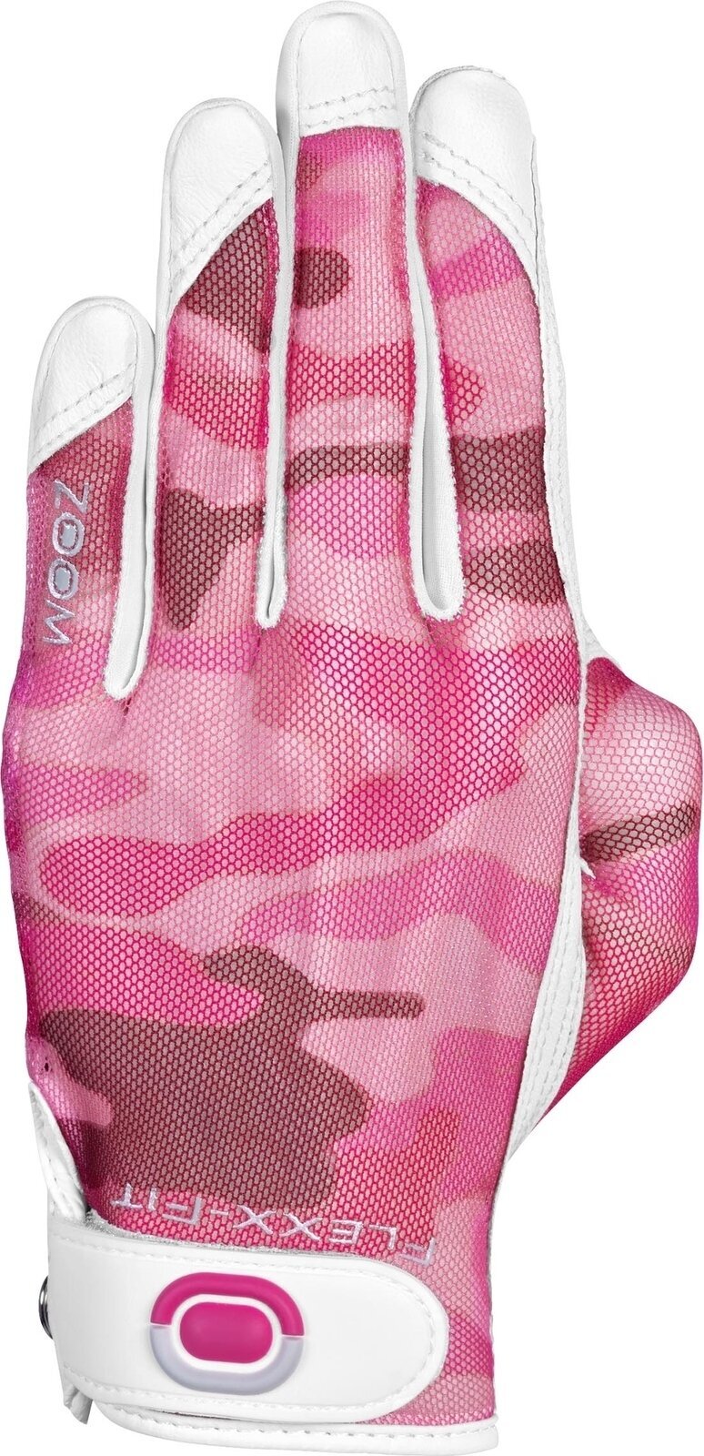 Gloves Zoom Gloves Sun Style Golf Camouflage Fuchsia Worn on Left Hand S/M Womens gloves