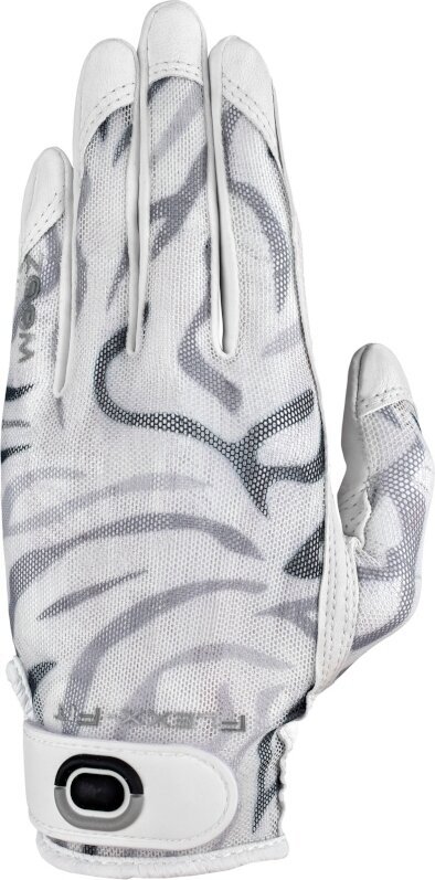 Guantes Zoom Gloves Sun Style Golf White/Zebra Mano izquierda S/M Guantes de mujer