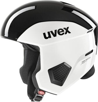 Casco de esquí UVEX Invictus Black/White 55-56 cm Casco de esquí - 1