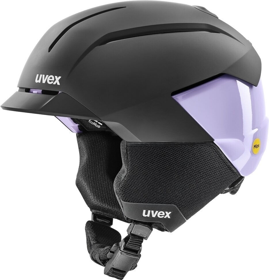 Ski Helmet UVEX Levitate MIPS Black/Cool Lavender Mat 51-55 cm Ski Helmet