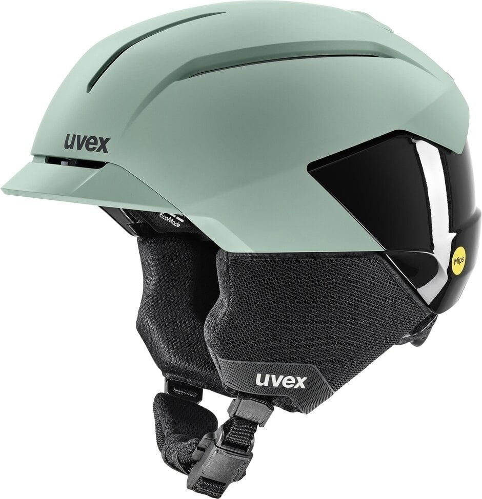 Photos - Ski Helmet UVEX Levitate MIPS Oxid Green/Black Mat 51-55 cm  S56632312 