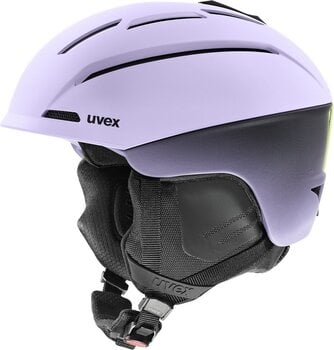 Skihelm UVEX Gravitate Lavender/Grad Black Mat 55-59 cm Skihelm - 1