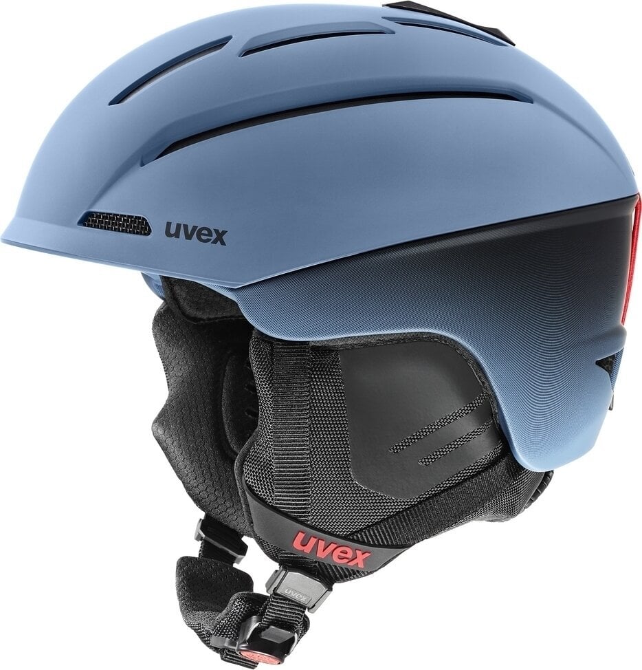 Skihelm UVEX Gravitate Blue/Grad Black Mat 55-59 cm Skihelm