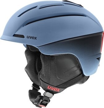 Skihjelm UVEX Gravitate Blue/Grad Black Mat 55-59 cm Skihjelm - 1