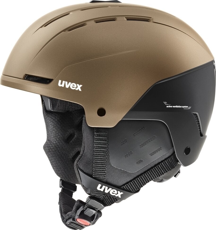 Ski Helmet UVEX Stance Brown/Black Mat 51-55 cm Ski Helmet