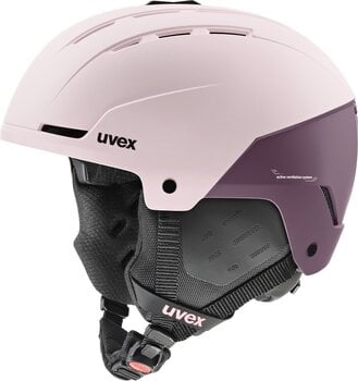 Ski Helmet UVEX Stance Powder/PlumMat 51-55 cm Ski Helmet - 1