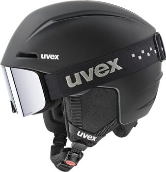 Casque de ski UVEX Viti Pwdr FM Set Black Mat 51-55 cm Casque de ski - 1